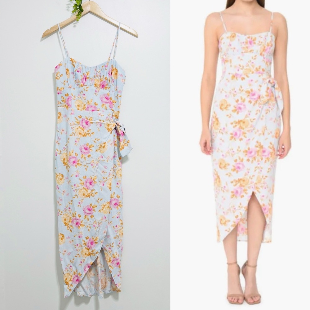 WAYF NWT Kimberly Floral High-low Party Summer Dress